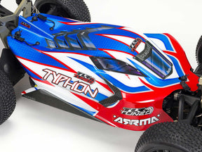 Arrma 1/8 Tlr Tuned Typhon 6S 4Wd Blx Buggy RTR, Red/Blue C-ARA8406
