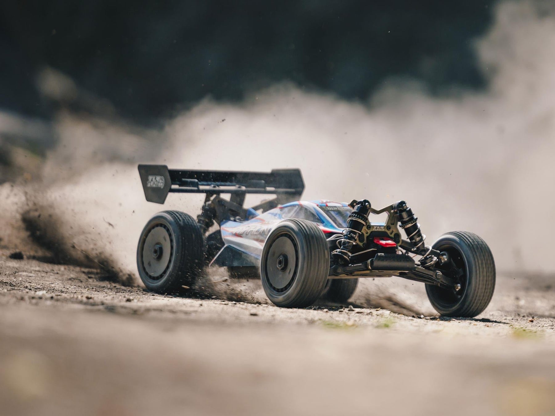 Arrma 1/8 Tlr Tuned Typhon 6S 4Wd Blx Buggy RTR, Red/Blue C-ARA8406