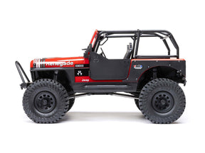 1/10 SCX10 III Jeep CJ-7 4WD Brushed RTR, Red C-AXI03008T1