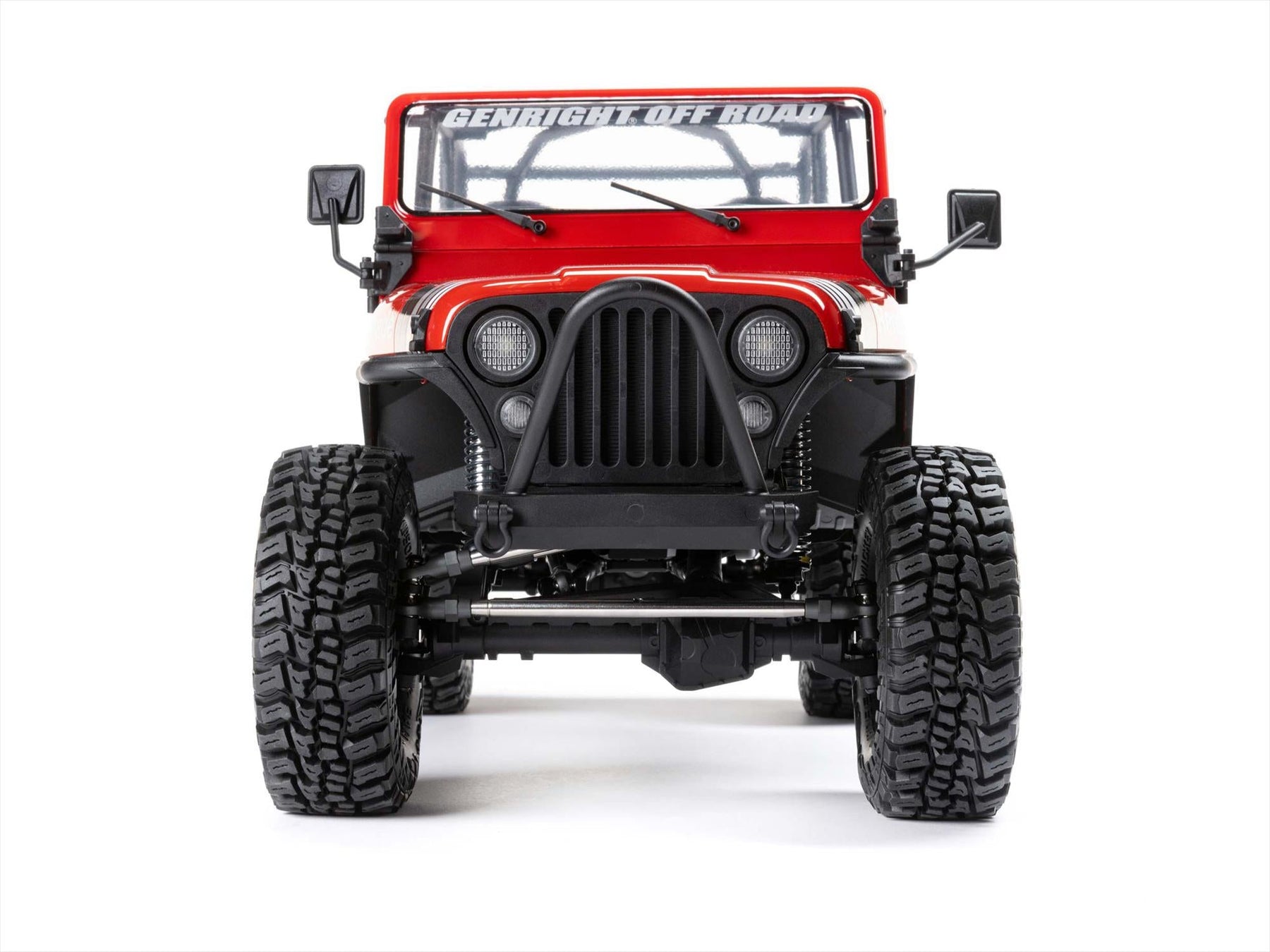 1/10 SCX10 III Jeep CJ-7 4WD Brushed RTR, Red C-AXI03008T1