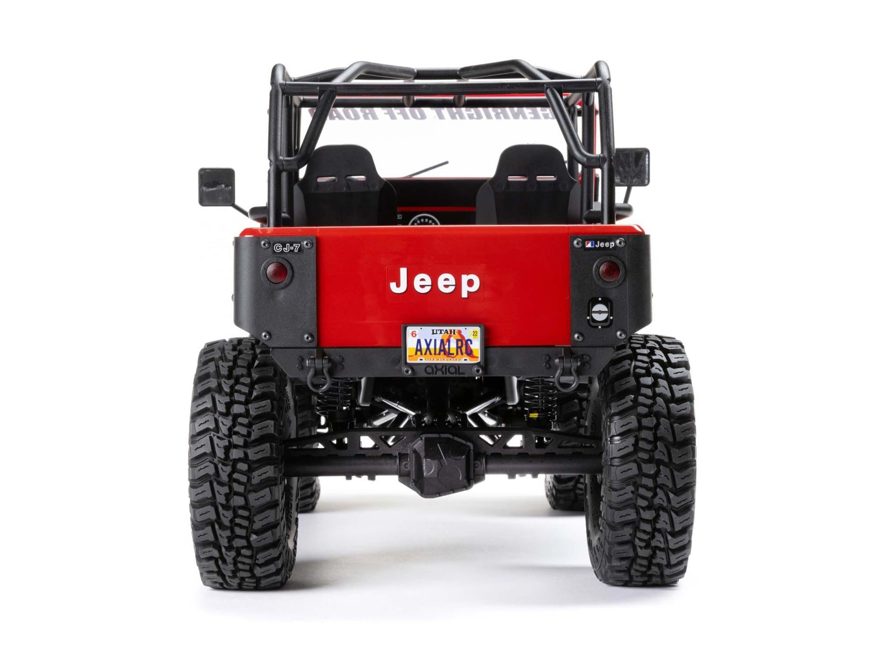 1/10 SCX10 III Jeep CJ-7 4WD Brushed RTR, Red C-AXI03008T1