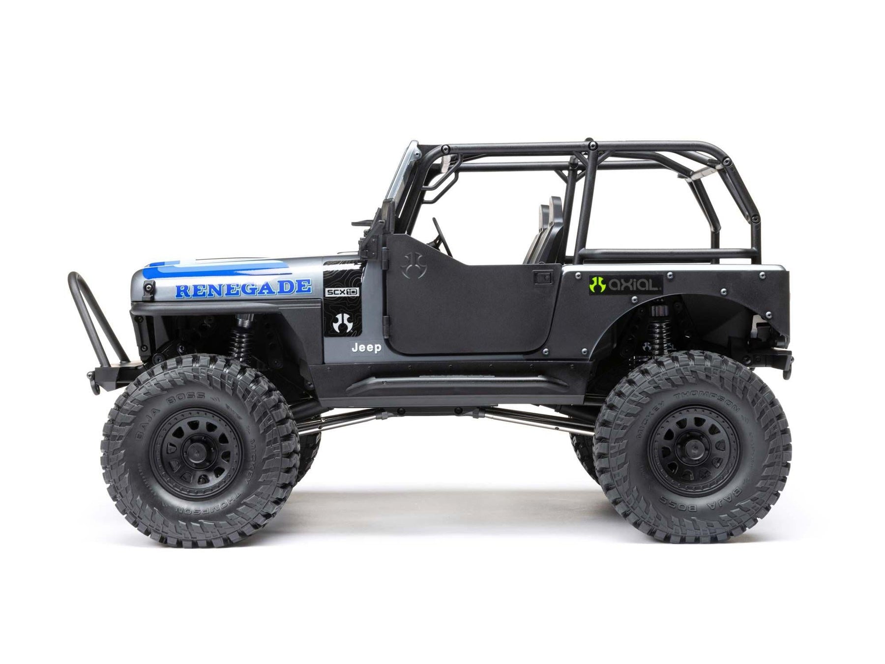 1/10 SCX10 III Jeep CJ-7 4WD Brushed RTR, Grey C-AXI03008T2