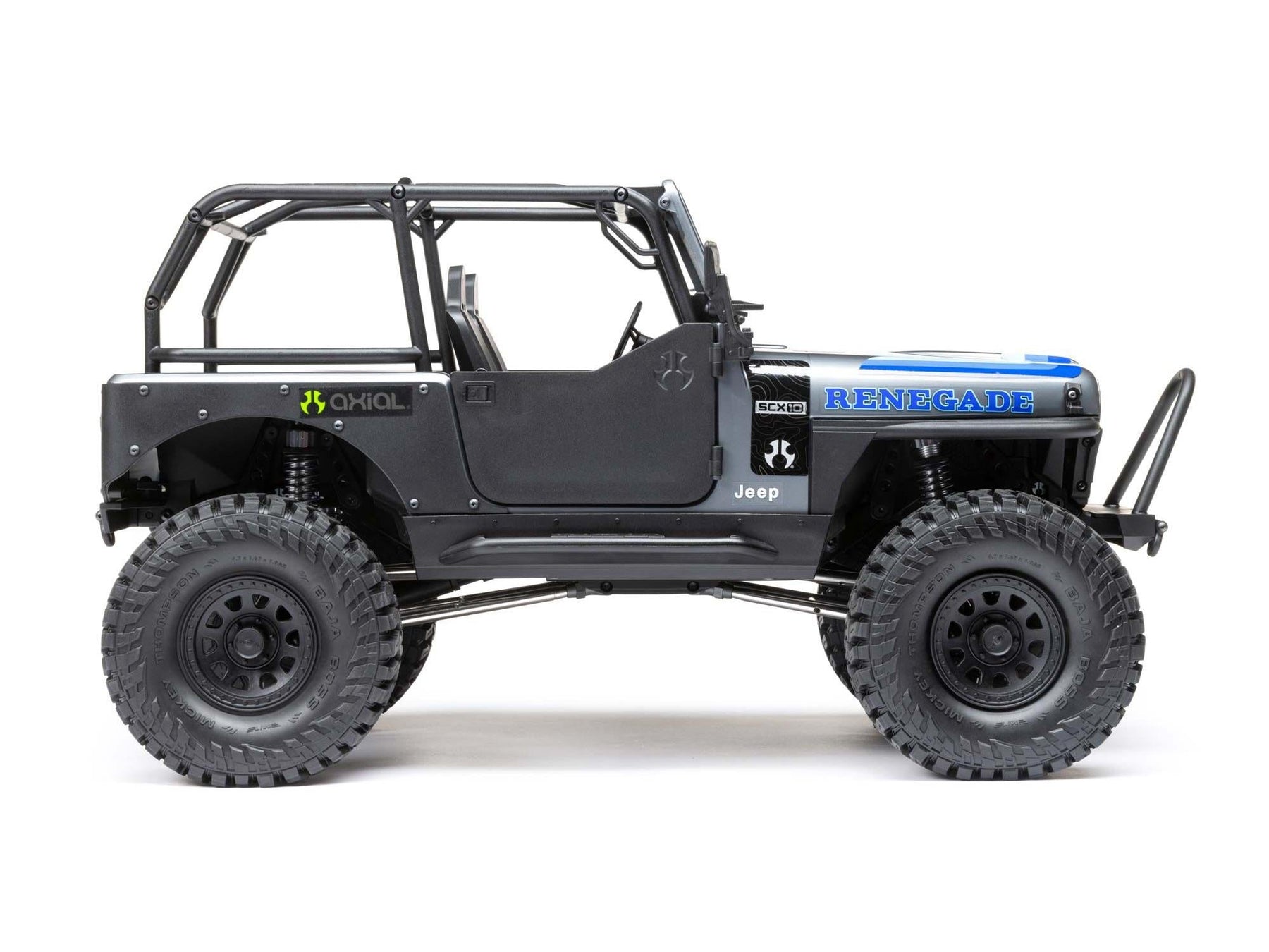 1/10 SCX10 III Jeep CJ-7 4WD Brushed RTR, Grey C-AXI03008T2