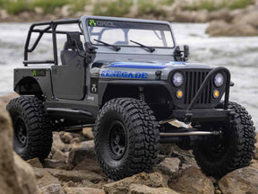1/10 SCX10 III Jeep CJ-7 4WD Brushed RTR, Grey C-AXI03008T2