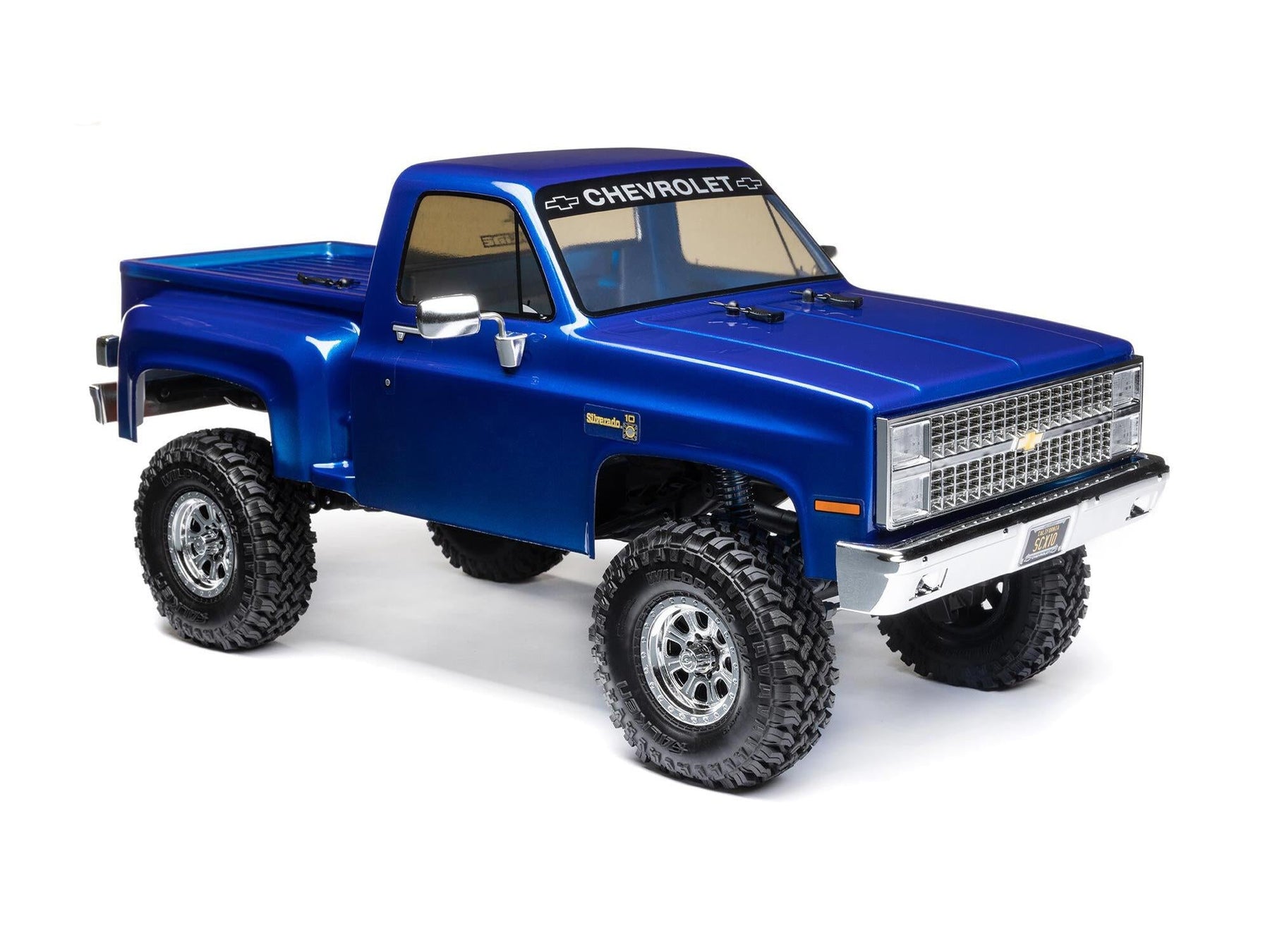 Axial 1/10 Scx10 Iii Base Camp 1982 Chevy K10 4X4 Rtr, Blue C-AXI03030T1