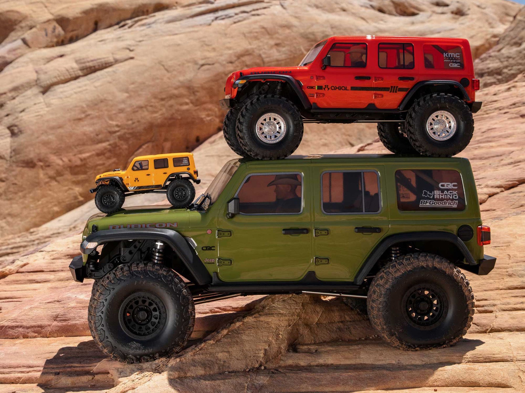 Axial 1/6 Scx6 Jeep Jlu Wrangler 4Wd Rock Crawler Rtr: Green C-AXI05000T1