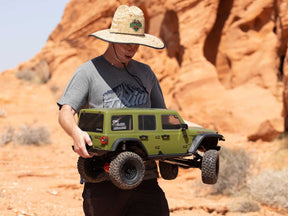 Axial 1/6 Scx6 Jeep Jlu Wrangler 4Wd Rock Crawler Rtr: Green C-AXI05000T1