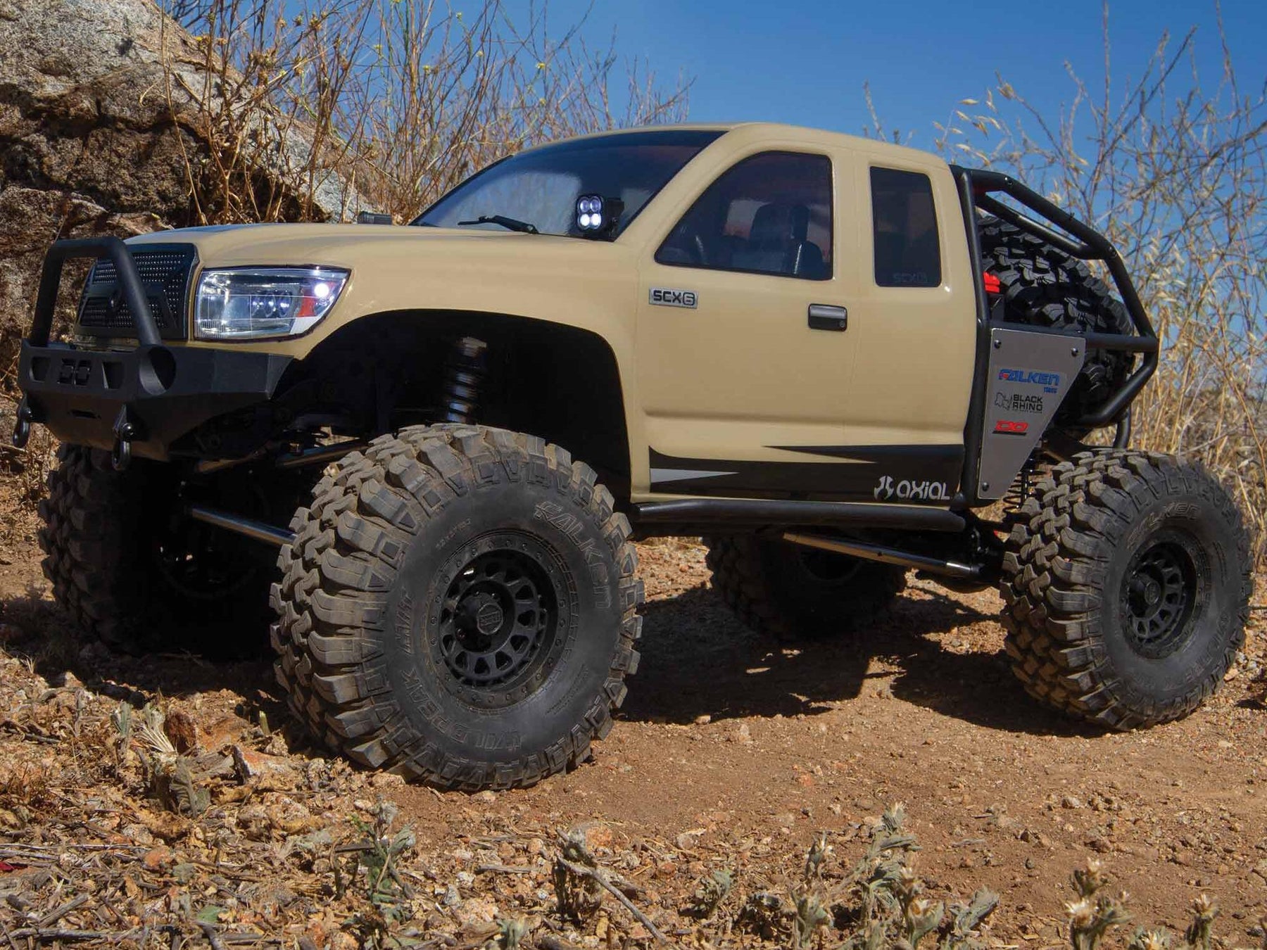 Axial 1/6 Scx6 Trail Honcho 4Wd Rtr, Sand C-AXI05001T2