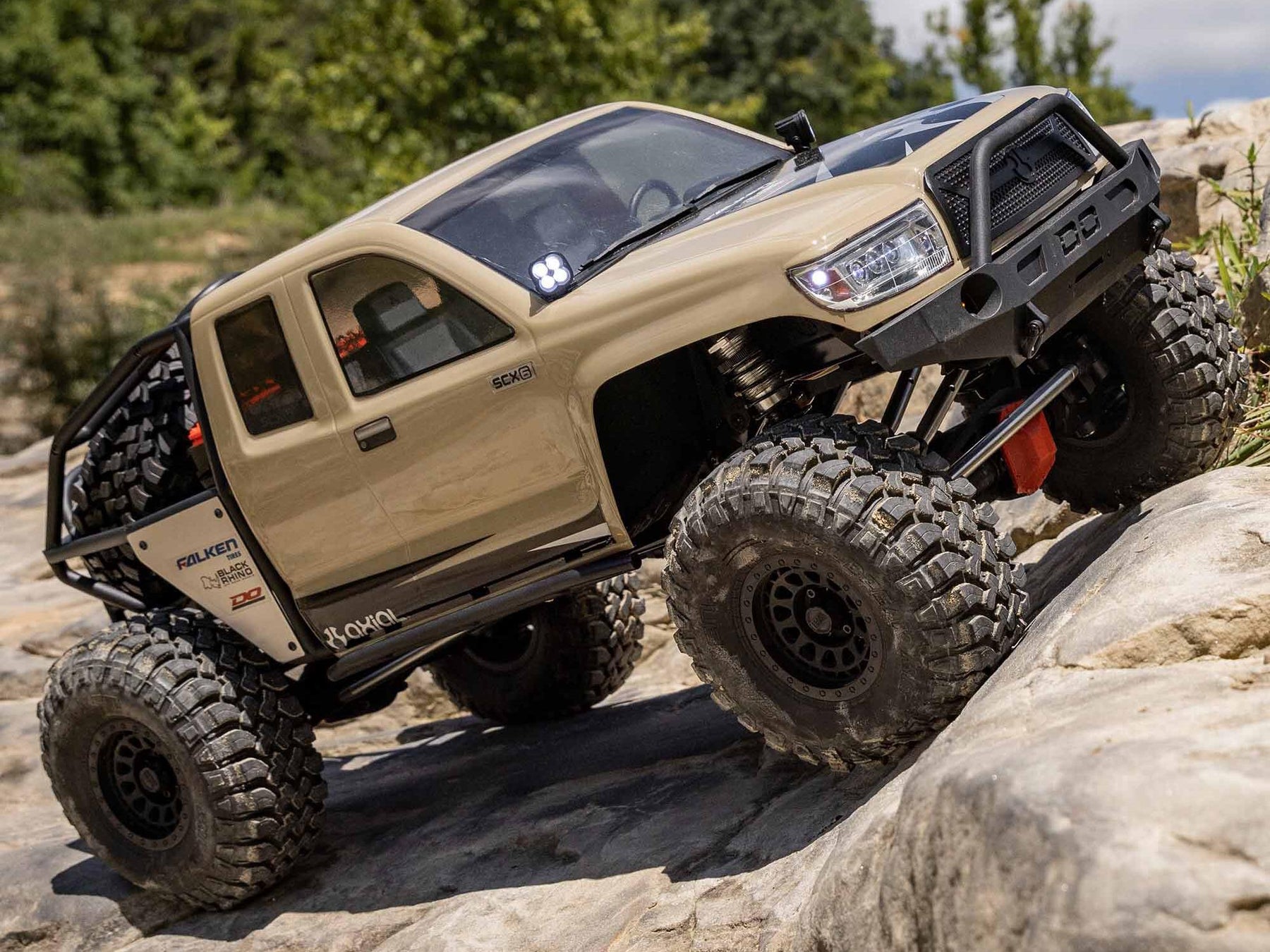 Axial 1/6 Scx6 Trail Honcho 4Wd Rtr, Sand C-AXI05001T2