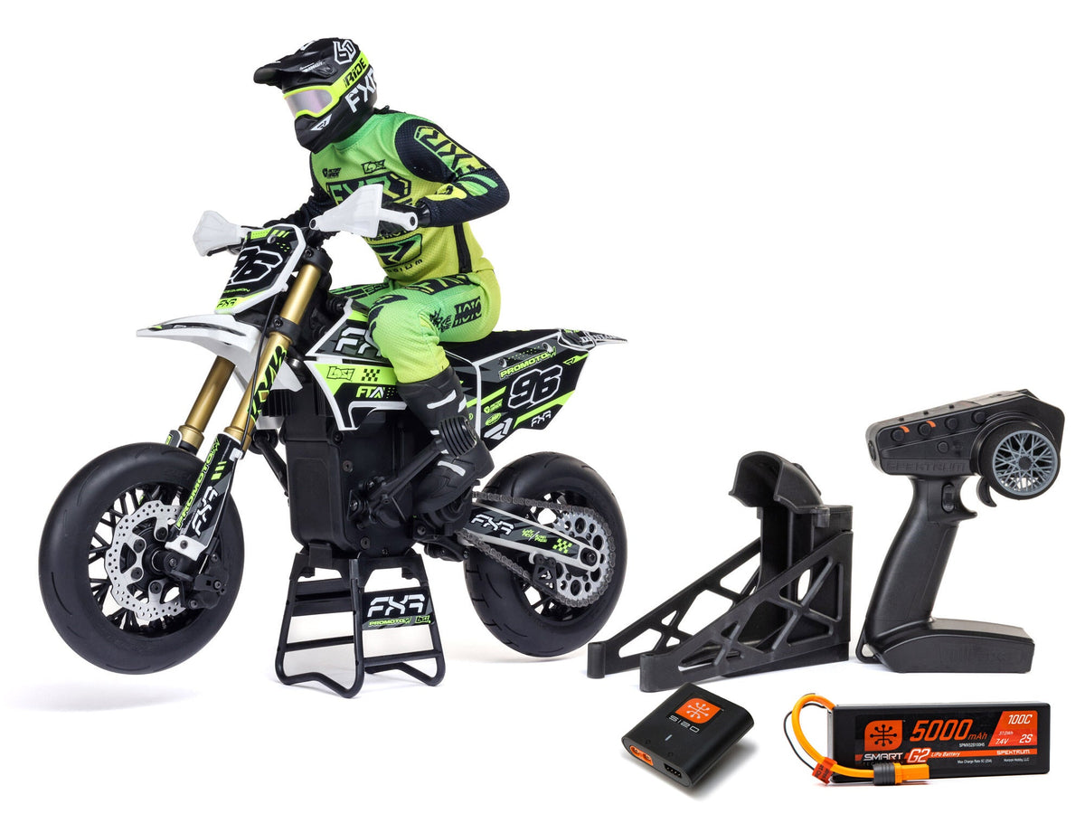 Losi 1/4 Promoto-SM FXR Supermoto Motorcycle RTR (Inc. Battery & Charger) C-LOS-2310