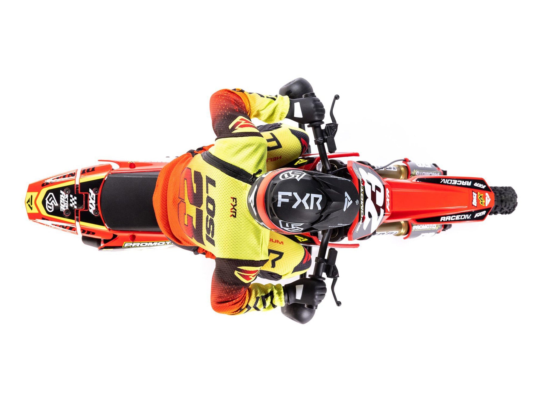 Losi 1/4 Promoto-Mx Motorcycle RTR, Fxr (Red) C-LOS06000T1