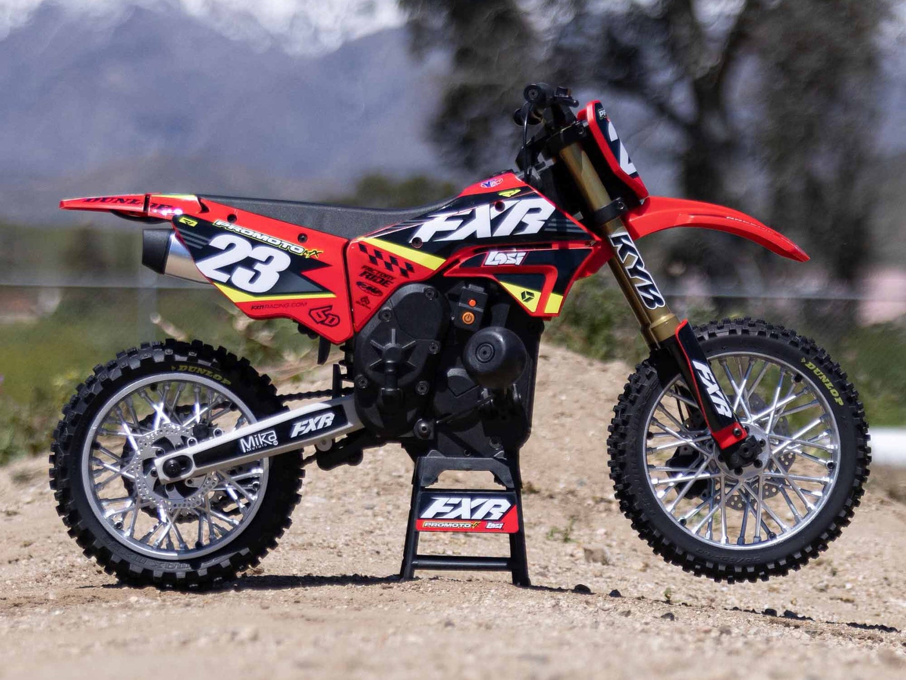 Losi 1/4 Promoto-Mx Motorcycle RTR, Fxr (Red) C-LOS06000T1