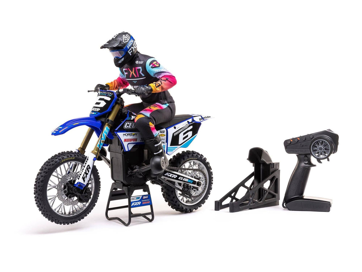 Losi 1/4 Promoto-Mx Motorcycle RTR, Club Mx (Blue) C-LOS06000T2