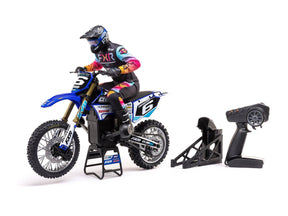 Losi 1/4 Promoto-Mx Motorcycle RTR, Club Mx (Blue) C-LOS06000T2
