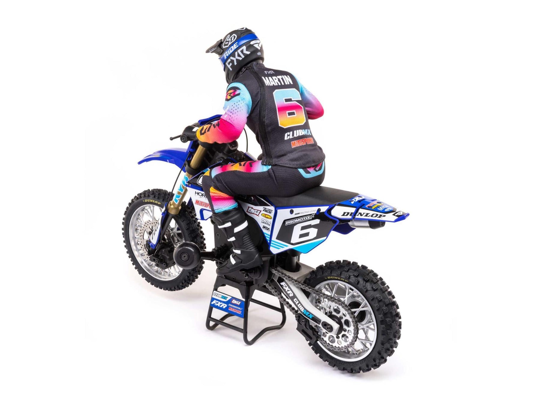 Losi 1/4 Promoto-Mx Motorcycle RTR, Club Mx (Blue) C-LOS06000T2