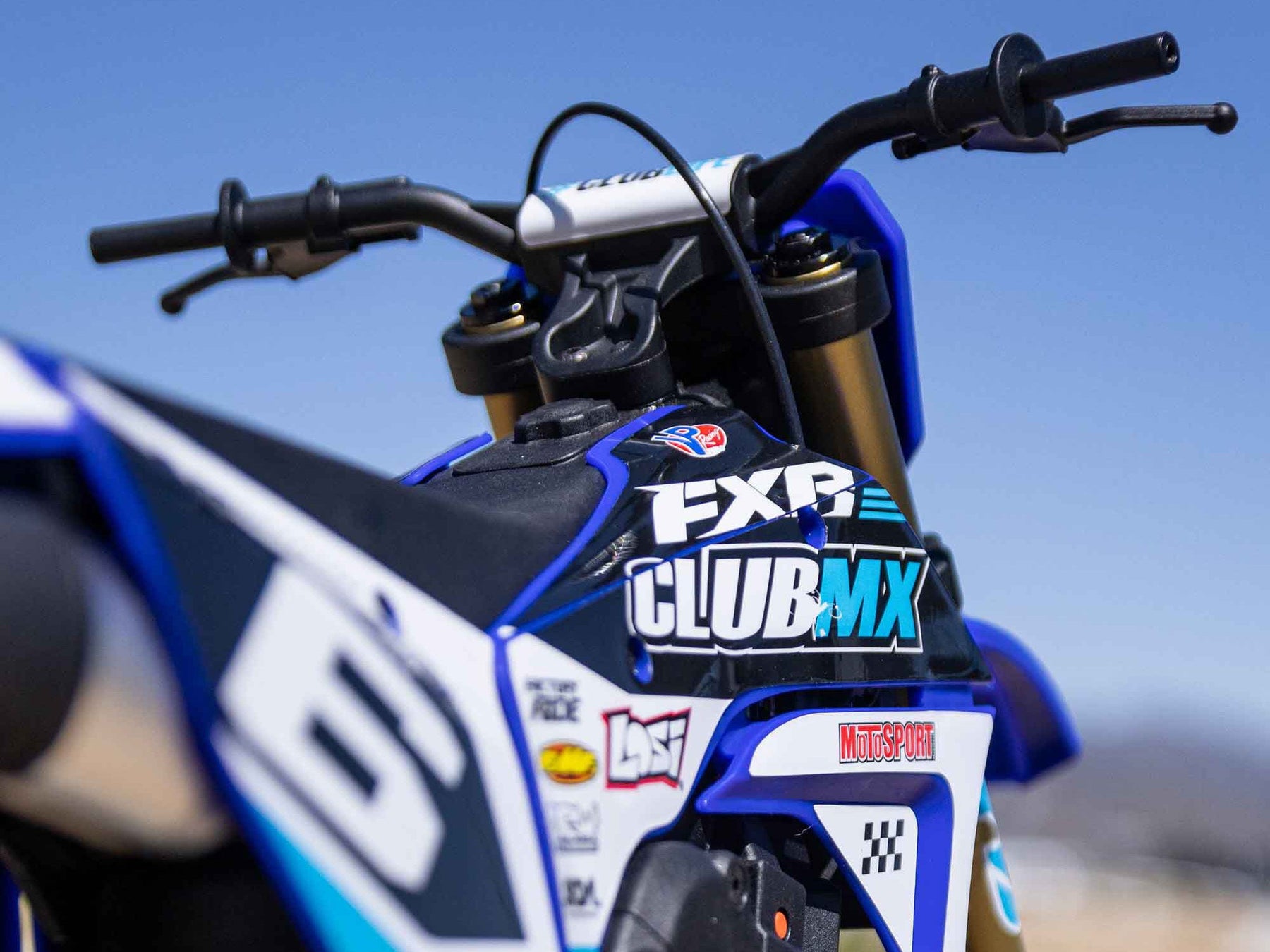 Losi 1/4 Promoto-Mx Motorcycle RTR, Club Mx (Blue) C-LOS06000T2