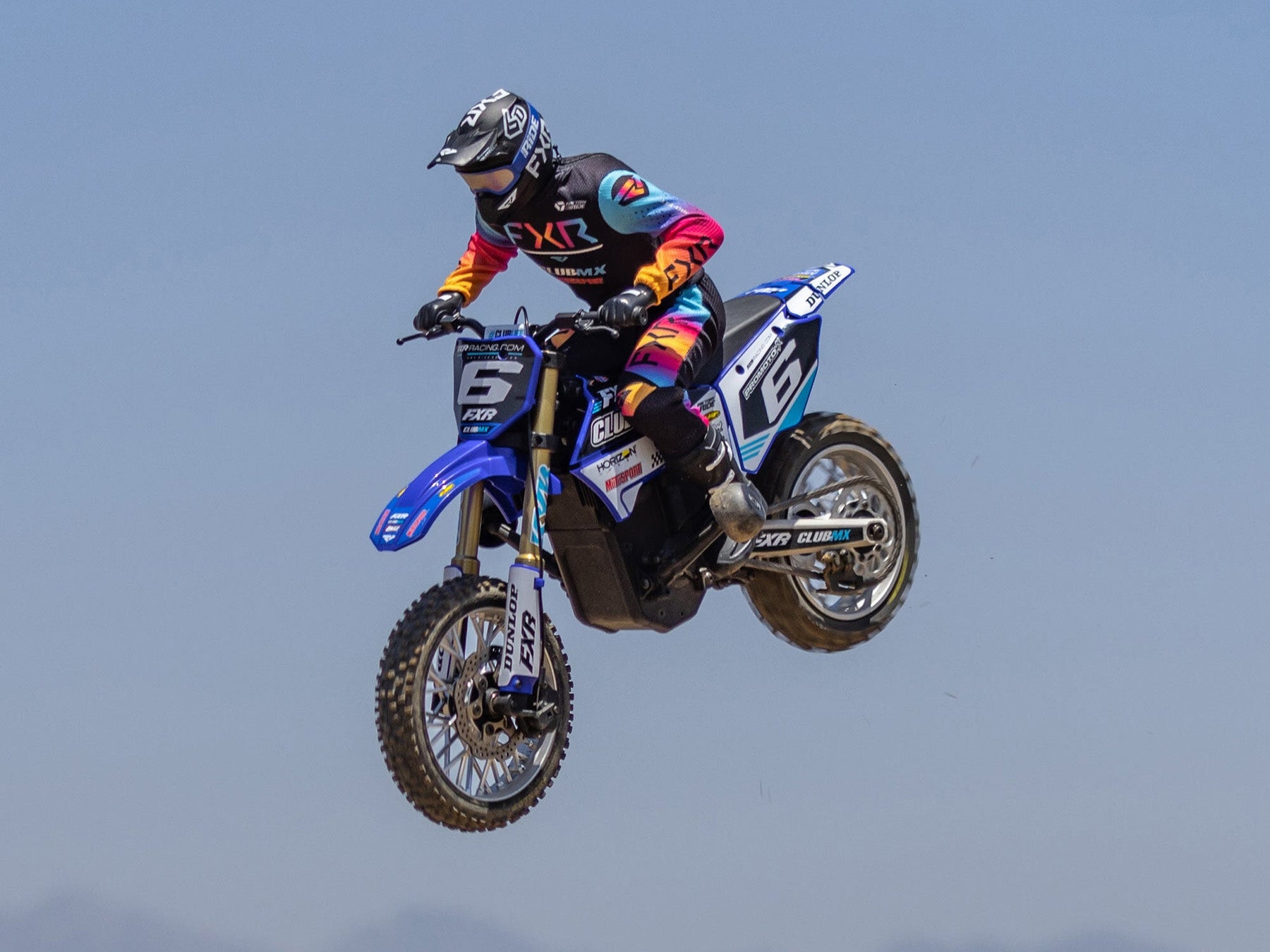 Losi 1/4 Promoto-Mx Motorcycle RTR, Club Mx (Blue) C-LOS06000T2