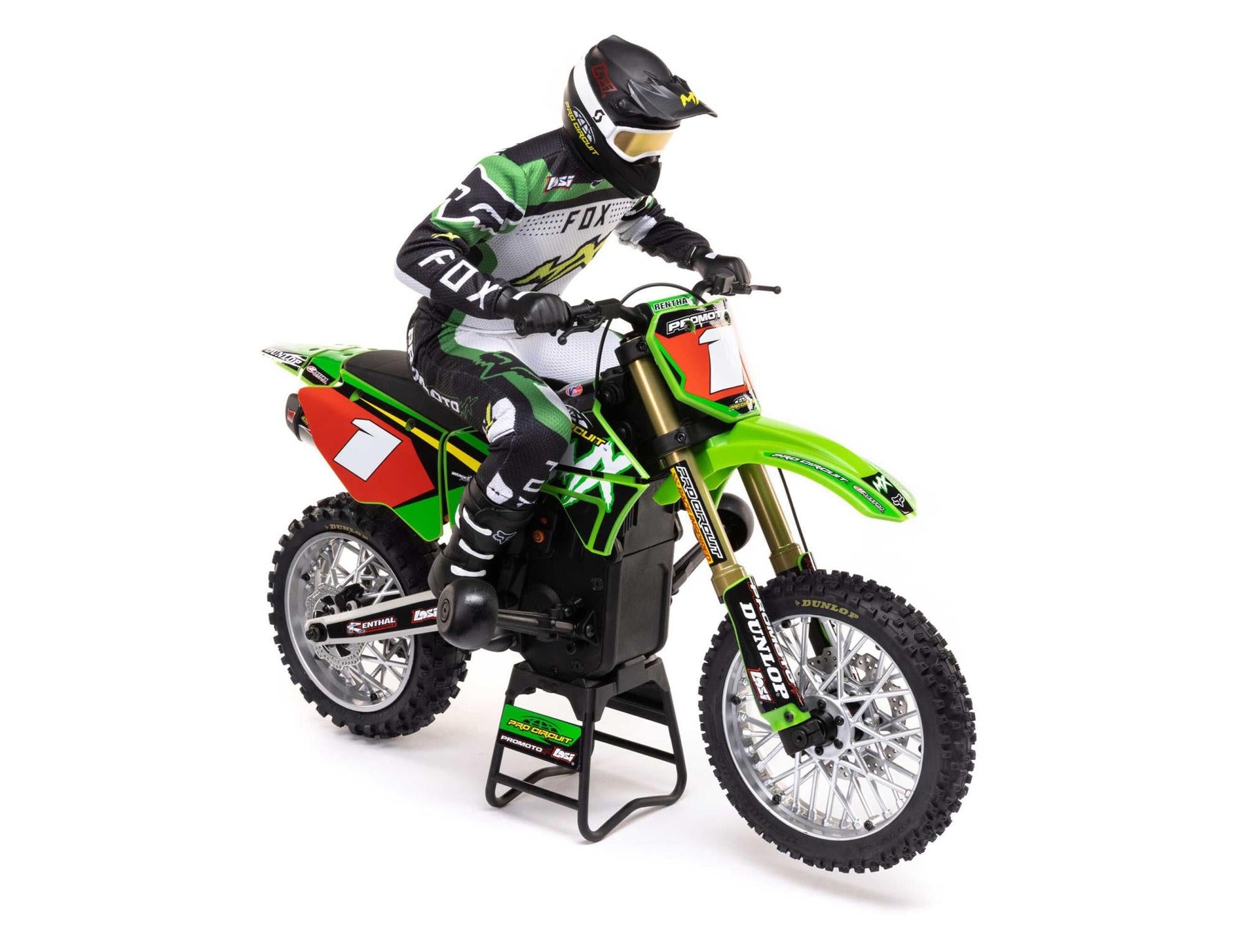 Losi 1/4 Promoto-Mx Motorcycle RTR With Battery And Charger, Pro C-LOS06002