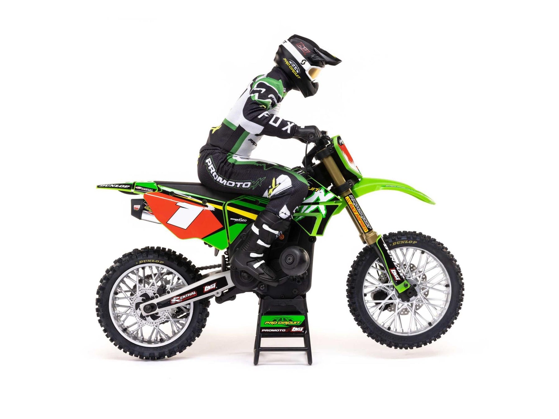 Losi 1/4 Promoto-Mx Motorcycle RTR With Battery And Charger, Pro C-LOS06002