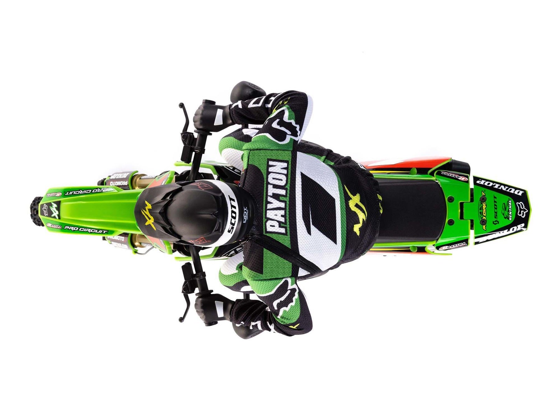 Losi 1/4 Promoto-Mx Motorcycle RTR With Battery And Charger, Pro C-LOS06002