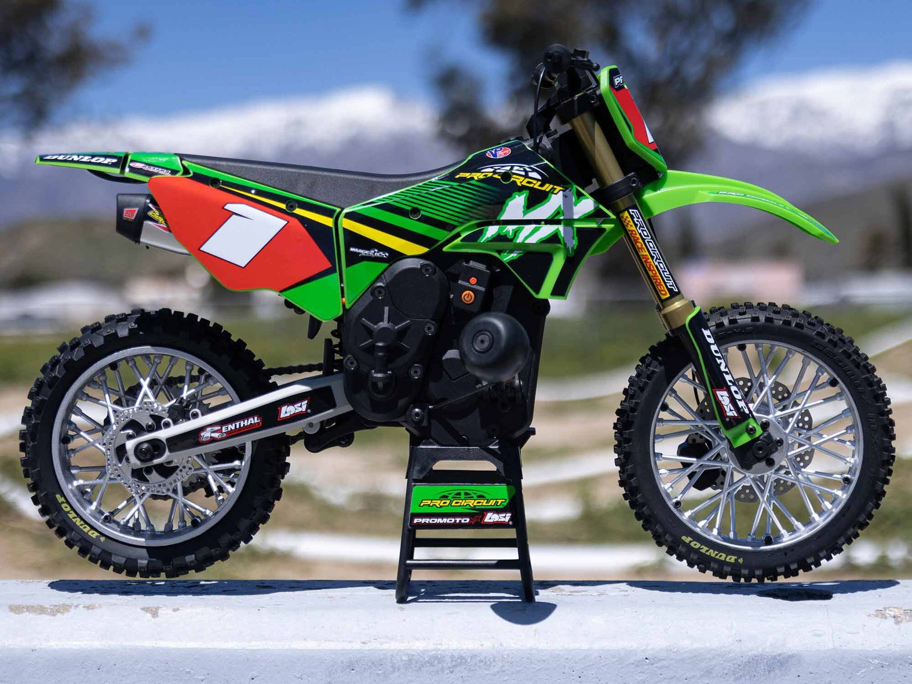 Losi 1/4 Promoto-Mx Motorcycle RTR With Battery And Charger, Pro C-LOS06002