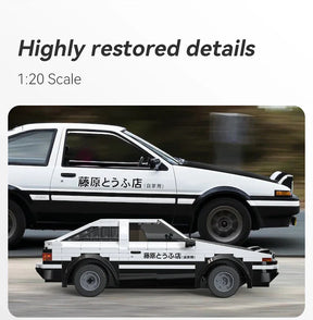 CaDA Initial D 1:20 Toyota AE86 Trueno 325 Pieces Brick Model Kit C51086W