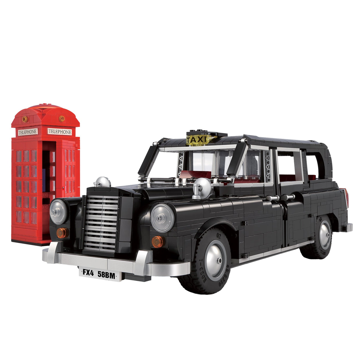 CaDA Master LEVC London Taxi 1:12 1871 Pieces Brick Model Kit C62004W