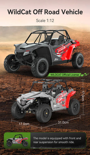 CaDA ARCTIC CAT Wildcat XX - RC Control - 1:12 686 Pieces Brick Model Kit C62006W