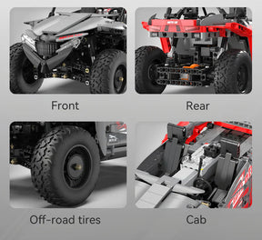 CaDA ARCTIC CAT Wildcat XX - RC Control - 1:12 686 Pieces Brick Model Kit C62006W