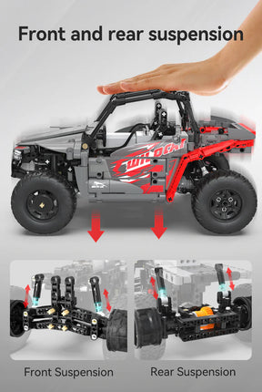 CaDA ARCTIC CAT Wildcat XX - RC Control - 1:12 686 Pieces Brick Model Kit C62006W