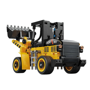 CaDA Construction Series Brick Model Kits (set of 4) Fork Lift, Dump Truck, Excavator & Loader