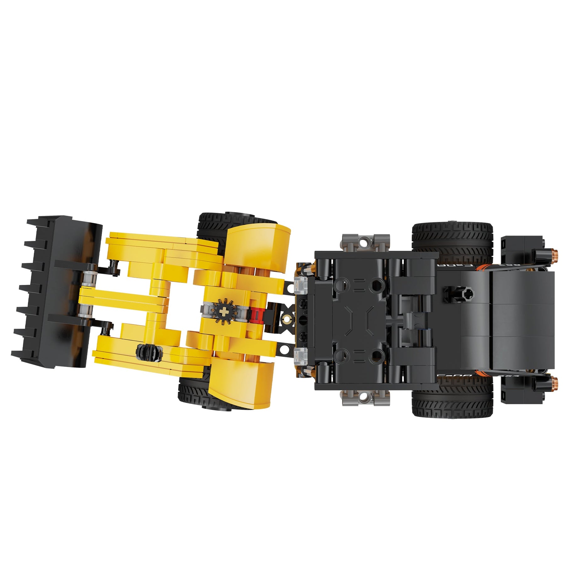 CaDA Construction Series Brick Model Kits (set of 4) Fork Lift, Dump Truck, Excavator & Loader