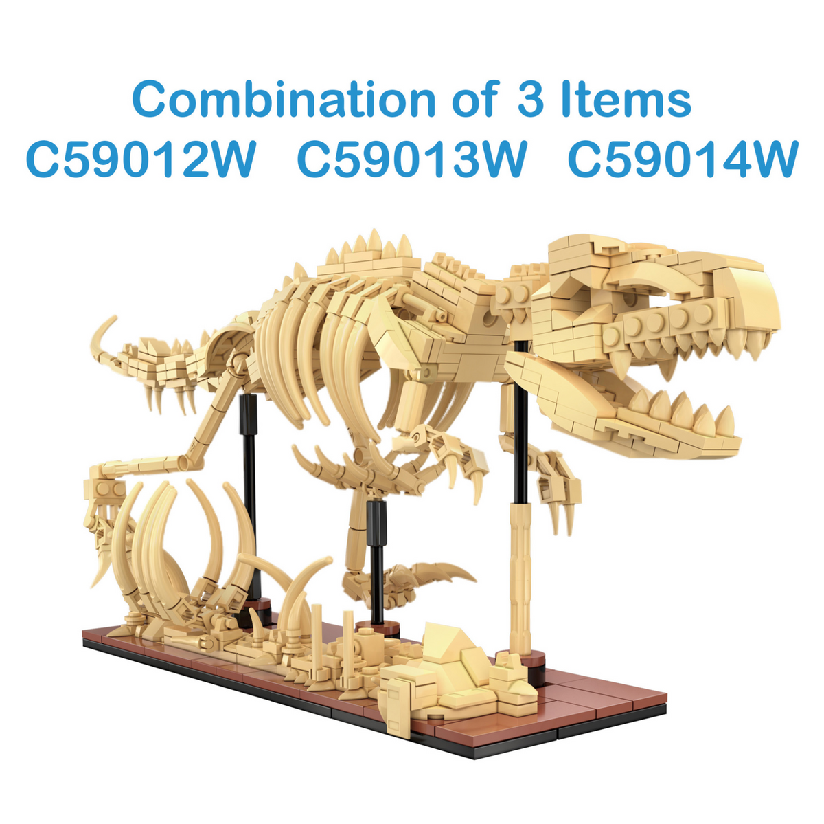 CaDA Creative Series Dinosaur Fossils - All 3 Kits, also makes a Tyrannosaurus Rex!