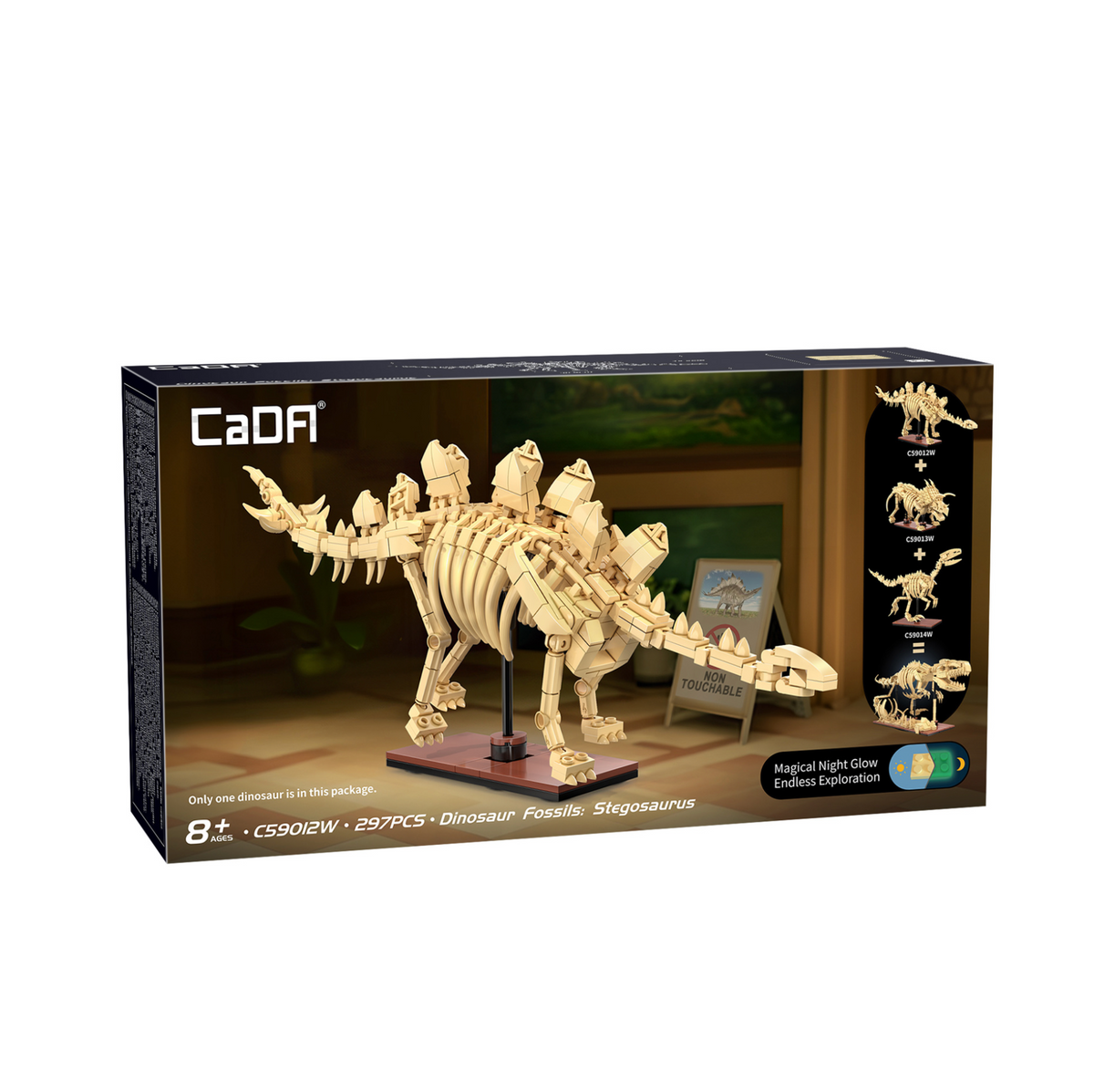 CaDA Creative Series Dinosaur Fossils - All 3 Kits, also makes a Tyrannosaurus Rex!
