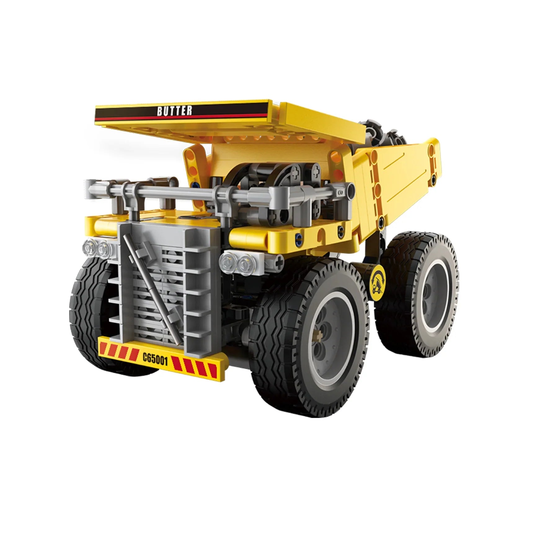 CaDA Construction Series Brick Model Kits (set of 4) Fork Lift, Dump Truck, Excavator & Loader