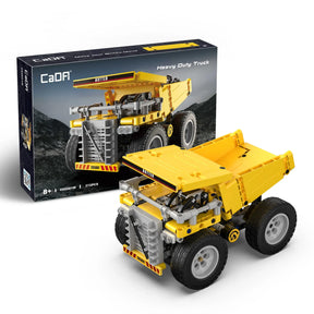 CaDA Construction Series Brick Model Kits (set of 4) Fork Lift, Dump Truck, Excavator & Loader