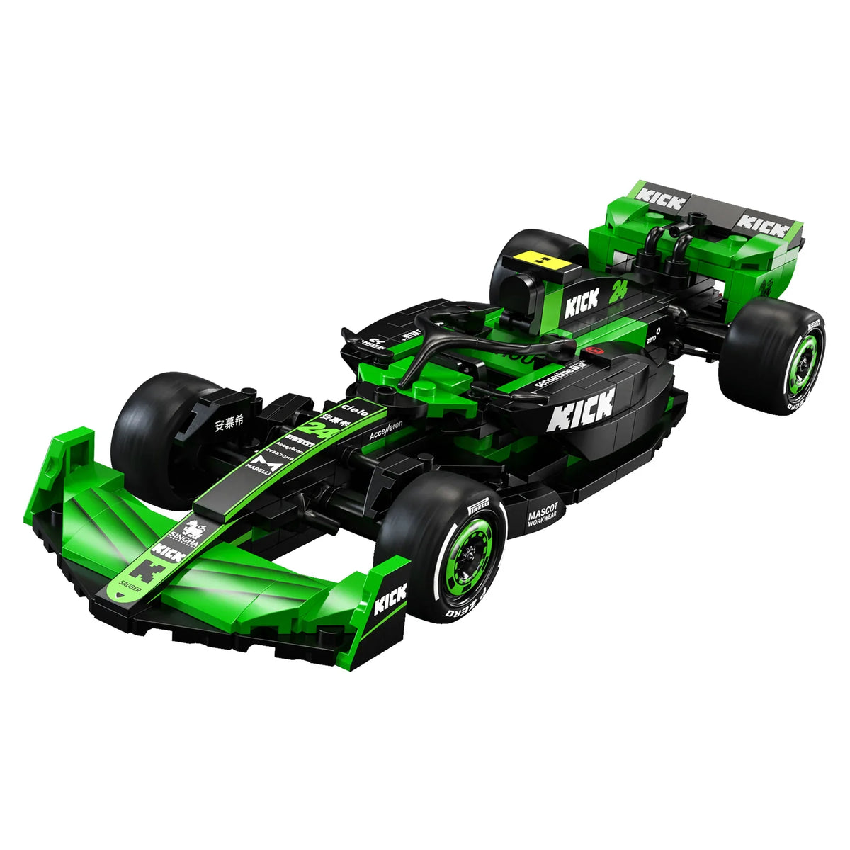 CaDA Kick Sauber F1 Team C44 (2024) 1:24 314 Pieces Brick Model Kit C55032W