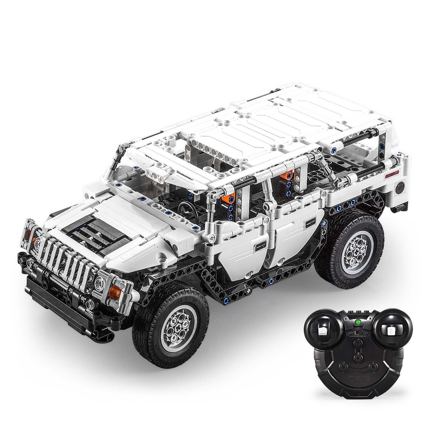 CaDA Warrior H2 Off-Roader - RC Dual Mode Control - 575 Pieces Brick Model Kit C51044W