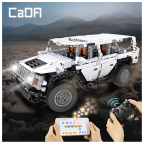 CaDA Warrior H2 Off-Roader - RC Dual Mode Control - 575 Pieces Brick Model Kit C51044W
