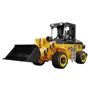 CaDA Construction Series Brick Model Kits (set of 4) Fork Lift, Dump Truck, Excavator & Loader