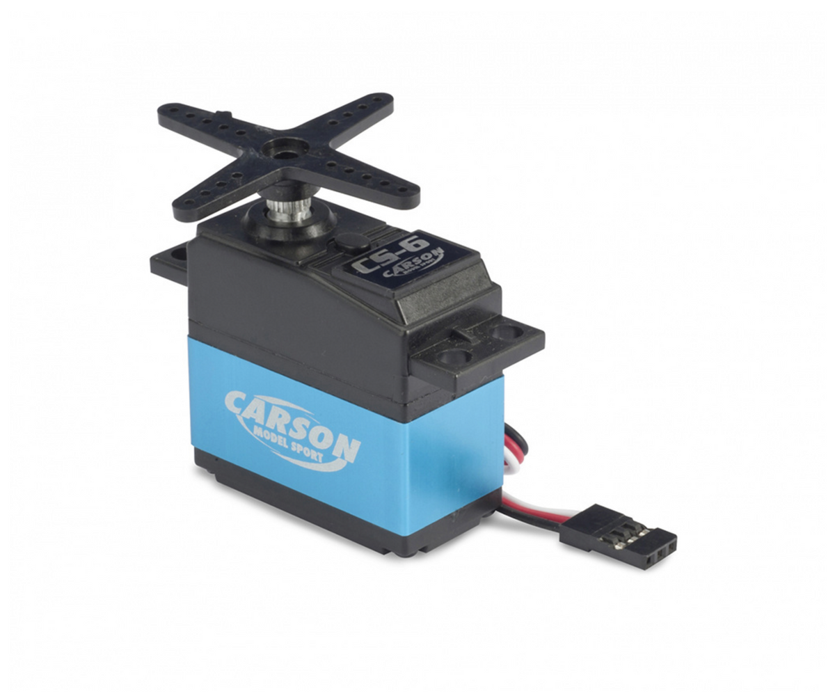 Carson CS-6 Servo - 6 kg / JR-plug - Metal Gear