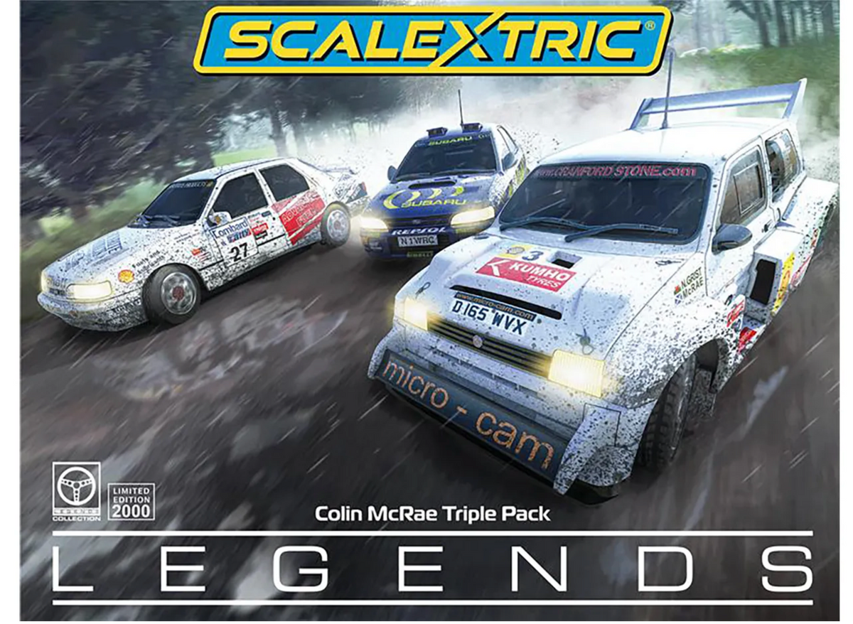 Scalextric Colin McRae - Triple Pack - Ford, Subaru, MG - C4612A
