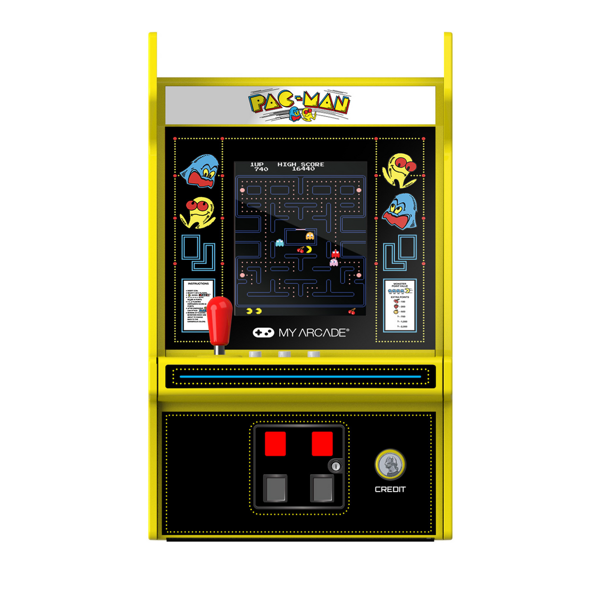 My Arcade Pac-Man Micro Player Pro 6.7" Portable Retro Arcade - DGUNL4194