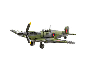 Build Army WW2 Supermarine Spitfire Mk Vb - British Fighter Plane - 1:30 Scale 500 Pieces - BA2002