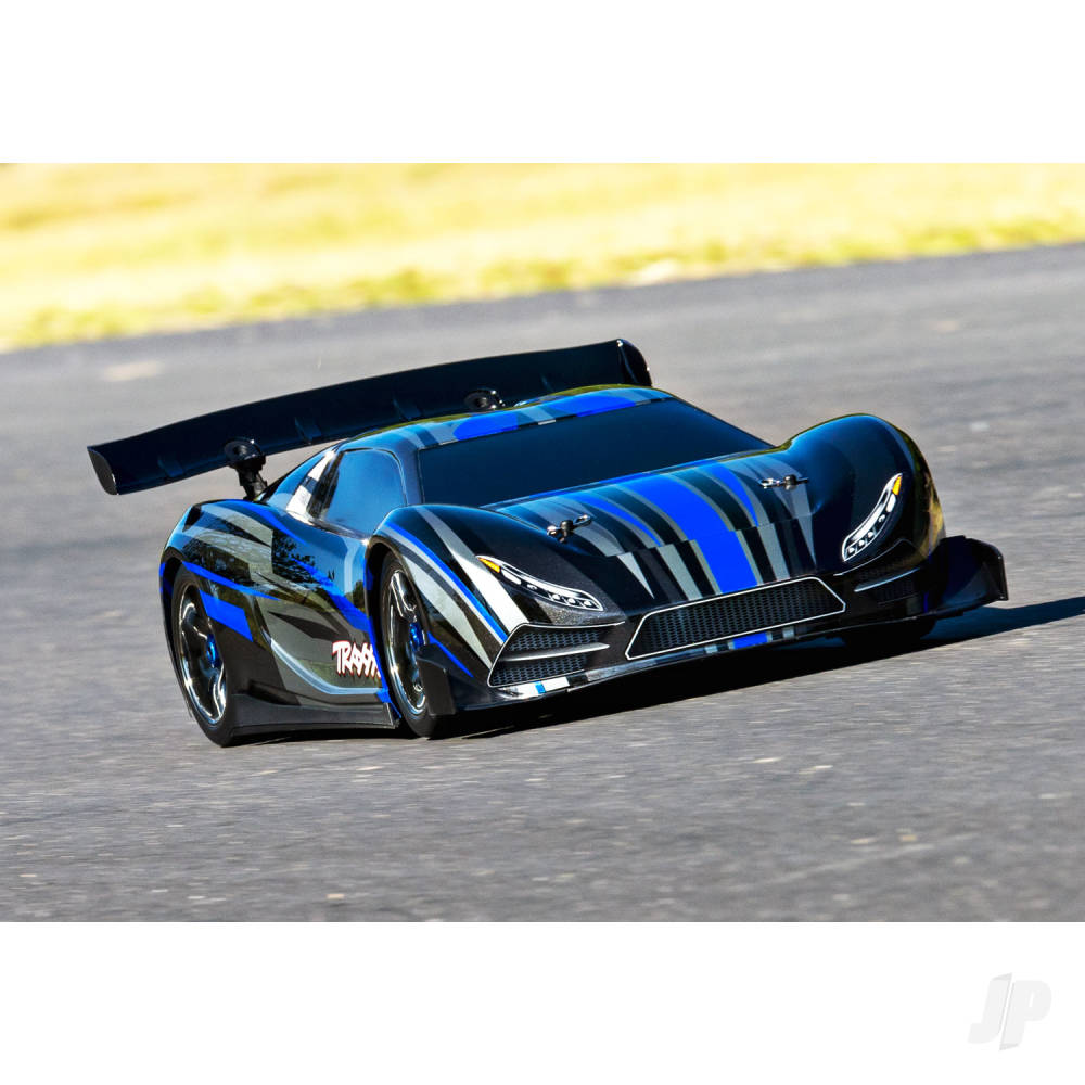 Traxxas XO-1 1:7 100+ MPH 4WD RTR Brushless Electric Supercar, Blue - TRX64077-3-BLUEX