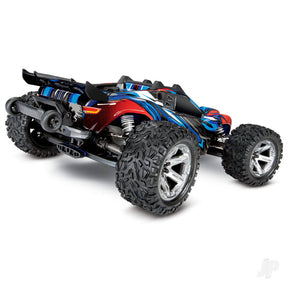 Traxxas Blue Rustler 4X4 VXL 1:10 4WD RTR Brushless Electric Stadium Truck - TRX67076-4-BLUE