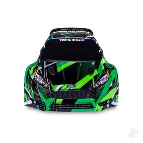 Traxxas Ford Fiesta ST Rally VXL, 1/10 scale AWD rally car, RTR - TRX74276-4-GRN