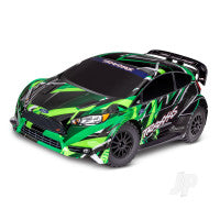 Traxxas Ford Fiesta ST Rally VXL, 1/10 scale AWD rally car, RTR - TRX74276-4-GRN