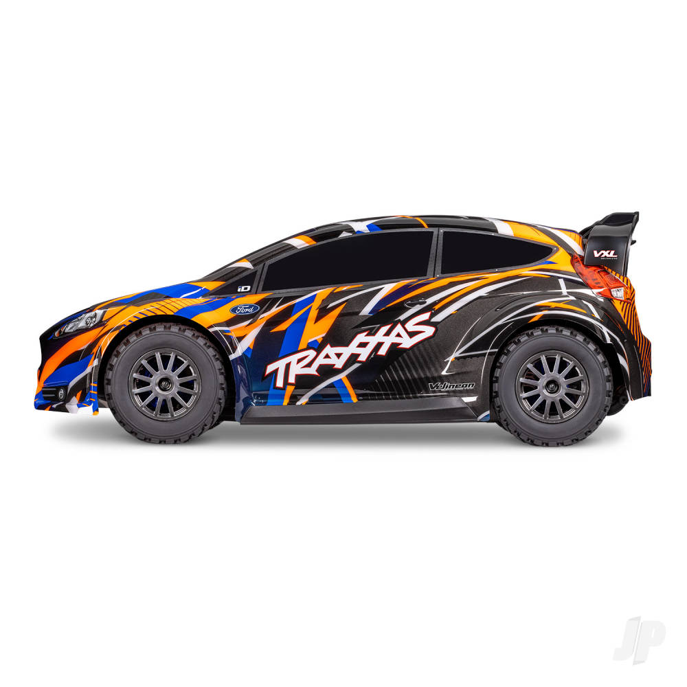 Traxxas Ford Fiesta ST Rally VXL, 1/10 scale AWD rally car, RTR, - TRX74276-4-ORNG