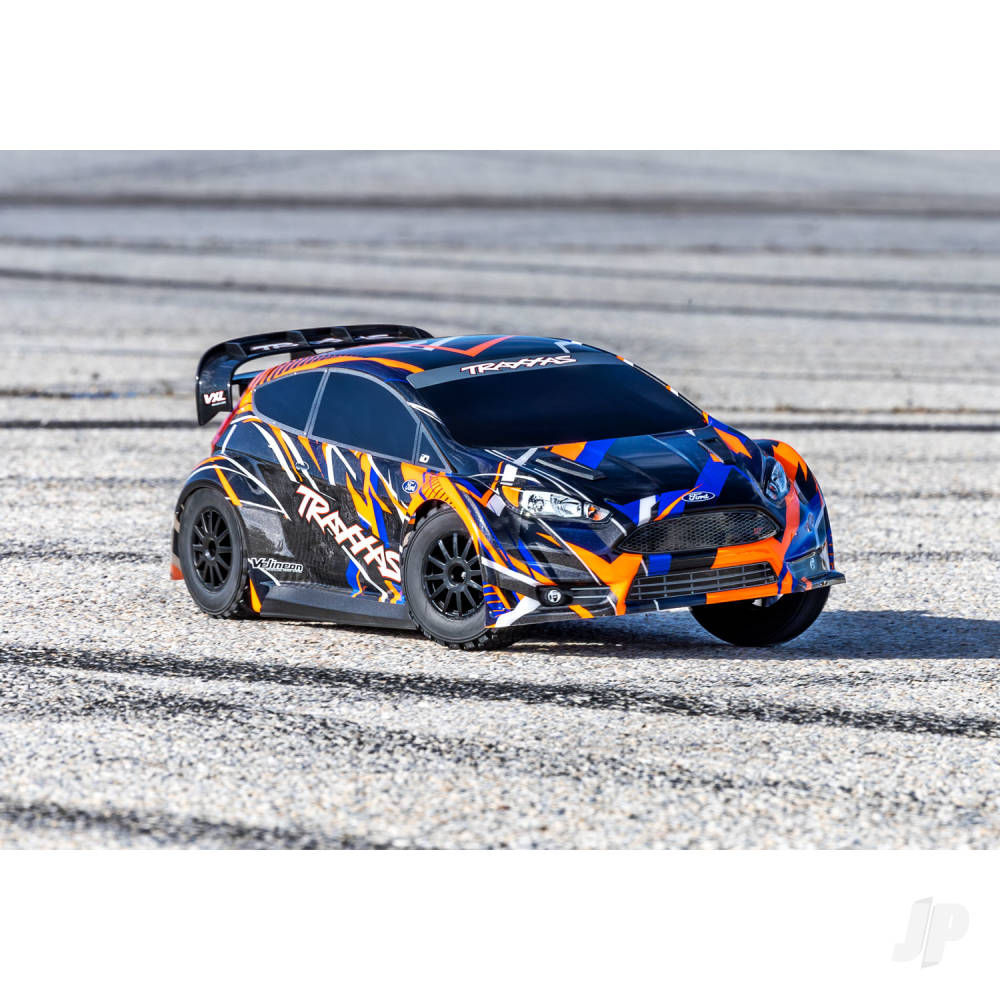 Traxxas Ford Fiesta ST Rally VXL, 1/10 scale AWD rally car, RTR, - TRX74276-4-ORNG